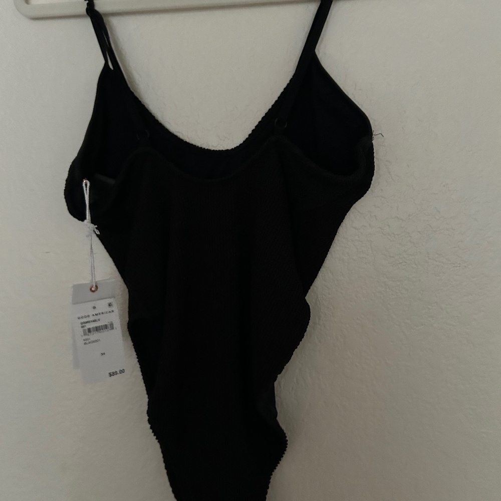 Good American Always Fits High Leg Swimsuit